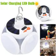 Rechargeable Solar LED Camping Light Lantern Hiking Tent Lamp Outdoor Foldable