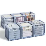 HAIXIN Collaspible Clothes Storage Cubes - Foldable Clothing Storage with Han...