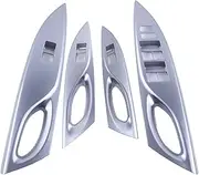 Car Interior Mouldings for Toyota for Vios for Yaris Sedan 2014 Car Styling Switch ABS Panels Window Door Glass Lift Control Switch Panel Cover Trim Panel Frame Cover