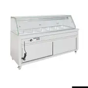 Thermaster Wet and Dry Bain Marie Display 6x1/1 GN Pans - Hot Bain Marie (PG210FE-XG) - PG210FE-XG