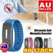 AU Ultrasonic AMCi-Mosquito Bracelet Bug Pest Repel Wrist Band Insect RepelleQT