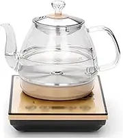 Glass Electric Kettle Hot Water Dispensers Multifunctional Silent Constant Temperature Electric Kettle Tea Maker Brewing Milk Coffee Oatmeal Macaroni in Home Kitchen (B) lofty ambition KeYJ