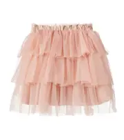 [Donsje] Donsje Mirre tiered tulle skirt Y 4/5 pink