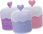 [WEKADRIN] Face Wash Foamer Bubble Maker 3pcs Skincare Bubble Maker Gel Cleanser Cleanser Er Facial Foam Cup Easy to Use Face Clean Tool
