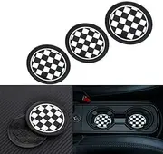 Cup Holder Silicone Pad Non-slip Mat Coaster 3PCS For BMW Mini Cooper Clubman