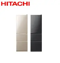 在飛比找myfone網路門市優惠-(員購)Hitachi 日立 三門394L變頻髮絲紋鋼板冰箱