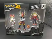 Pokémon Select Evolution Scorbunny Raboot & Cinderace 3 Action Figure Set New