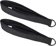 Pilates Straps - 2 Pieces Double Loop Exercise Straps, Pilates Resistance Buckles | Double Buckle Stitched Strap Band For Pilates Reformer