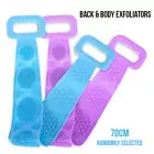 Silicone Back & Body Exfoliants Dual Sided With Handles 70cm Swosh® AU STOCK