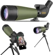 Gosky 20-60X80 Spotting Scope with Tripod, Carrying Bag and Scope Phone Adapter-