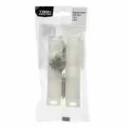 Taskmaster 87mm Magnetic Double Door Catch White - 2 Pack