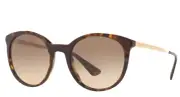NEW PRADA SPR 17S-F UE0-0A6 HAVANA-GOLD/BROWN GRADIENT LENS SUNGLASSES 55-21