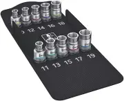 - 5004203001 004203 Zyklop Socket Set with Holding Function 1/2" Drive Metric