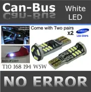 2 prs Canbus Samsung 15 LED Chips T10 Plug & Play License Plate Light Bulbs E684 (for: Volkswagen)