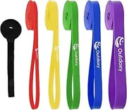Resistance Bands, Pull Up Assistance Bands Set of 5, with Door Anchor for Men & Women, Heavy Duty Stretch Exercise Bands, Resistance Bands for Working Out, Muscle Training