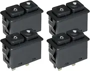 4Pcs Power Window Sunroof Switch Illuminated Compatible with BMW E30 E24 E28 from 09/1986 61311381205/61 31 1 381 205