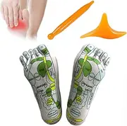 Acupressure Reflexology Socks Foot Massage Sock Relieve Tired Physiotherapy Socks with Massage Tools