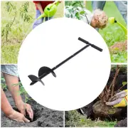 6" Manual Hand Fence Post Hole Auger Hand Drill Post Hole Digger Earth Auger