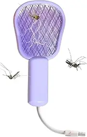 Fly Swatter | USB Powerful Small Electric Swatter,Home & Daily Accessory for Garden Kitchen Travel Patio Restaurant Hotel Balcony Outdoor Camping