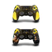OFFICIAL BLACK ADAM GRAPHIC ART VINYL SKIN DECAL FOR DUALSHOCK 4 CONTROLLER