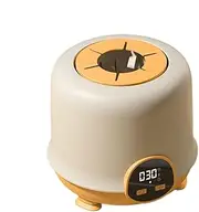 Electric Baby Milk Shaker, Automatic Low-Noise Bottle Mixer, 360-Degree Bidirectional Mixing, Bubble- Formula Blender, Rechargeable with LED Display, Prevents Bloating for Baby