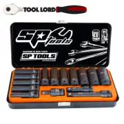 SP Tools 15Pce 1/2” Drive 6pt Deep Impact Metric Socket Set 10-24mm SP20320