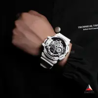 在飛比找蝦皮購物優惠-卡西歐 G-Shock GA-400-7A 黑色白色樹脂錶帶