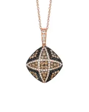 Le Vian Le Vian Exotics 14K Rose Gold 1.07 ct. tw. Diamond Drop Pendant