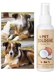 Pet Perfume for Dogs, 100ml Pet Spray for Smelly Dogs, Long Lasting Puppy Cologne, Kitten Odor Eliminating Perfume for Indoor Outdoor Use
