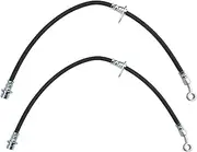 TRQ Brake Hose Set Compatible with 2011-2017 Honda Odyssey