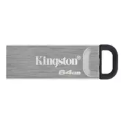 Kingston DataTraveler Kyson USB Flash Drive - 64GB USB 3.2 - Capless Metal Case - Read Up to 200MB/s [DTKN/64GB]