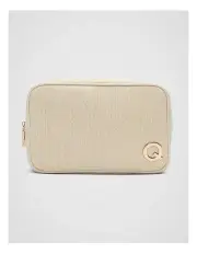 [Seed Heritage] Initials Q Make Up Bag in Beige