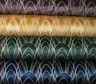 Chrysler Art Deco Soft Plush Velvet Fabric Curtain Upholstery Settee Cushion Use