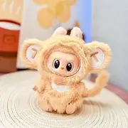Jrelecs Clothes for Labubu Series 17cm Dolls Cute Monkey- Premium Collector's Adjustable Outfit Set, Fantasy Doll Clothing( (Not Include Doll)