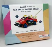 Robotime Rowood Series Painting 3D Wooden Puzzle PC256 Racing Car New Sealed