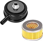 Air Filter 2pcs Air Compressor Silencer Metal Air Compressor Intake Filter Noise Muffler 20mm Replacement