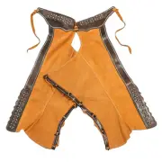 38" Charros Chaparreras Gamuza Design Brown Chaps