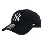 NEW ERA-洋基白色NY繡線中性棒球帽(黑)