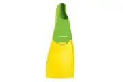 Mirage Deluxe Yellow Rubber Floatable Swim Flipper Fins - All sizes Baby to XXL