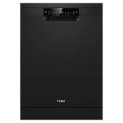Haier 15 PL Freestanding Dishwasher - Black HDW15F2B1