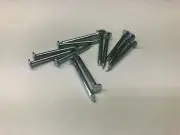 12 New Stock BSA USA Pinewood derby Axles (3 sets) with Crimp Marks