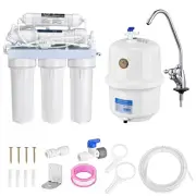 5 Stage Reverse Osmosis Water Filter System RO Drinking Faucet Purifier Home WQA
