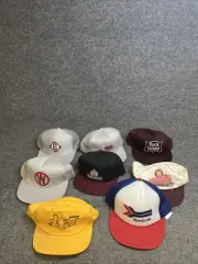 Vintage Railroad SnapBack Cap Lot Erie Patco Rock Island Susquehanna