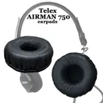 替換耳機 TELEX AIRMAN750 耳墊小羊皮耳墊耳機耳罩蛋白皮海綿耳罩
