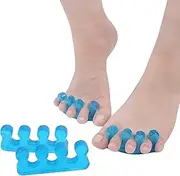 Reusable Soft Silicon Toe Finger Separator Nail Art Pedicure Polish Tool - Ideal for Pedicures & Manicures