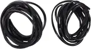 Veemoon 2 Packs String DIY Cowhide Rope for Bracelet and Necklace Crafting Durable Braided String for Jewelry Making and Accessories Long Lasting Wear Resistant Cord