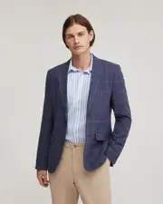 Milton Half Lined Blend Blazer