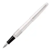 Pilot Cocoon Fountain Pen White Brass Fine Point Made in Japan New