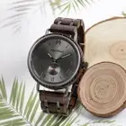 Maui Kool Kihei Wenge Wood Grey Face Wooden Watch