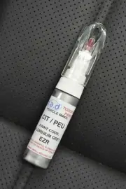 ALUMINIUM GREY EZR TOUCH UP PAINT PEN FOR CITROEN / PEUGEOT BRUSH REPAIR KIT